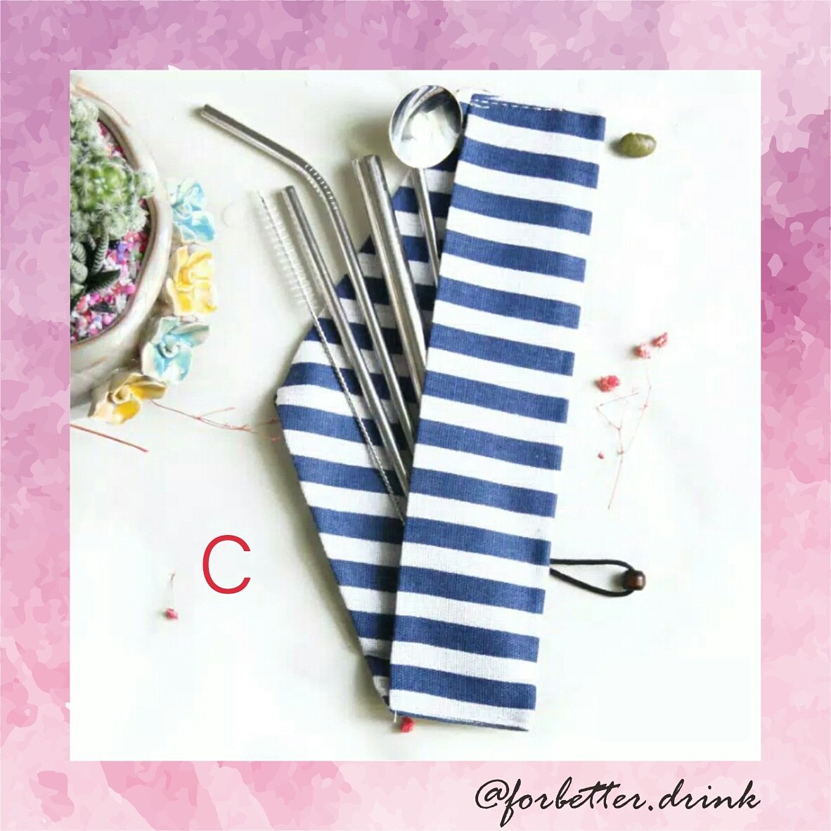 ❗❗❗ 1 SET = 6 PCS  ❗❗❗

1 Set berisi :
▪ 1 sedotan kecil lurus
▪ 1 sedotan kecil bengkok
▪ 1 sedotan besar
▪ 1 sedotan sendok
▪ 1 brush
▪ 1 pouch motif (3 pilihan motif)

💸 Harga : 42k

#StainlessStraw #SedotanStainless #Stainless #Straw #Silver