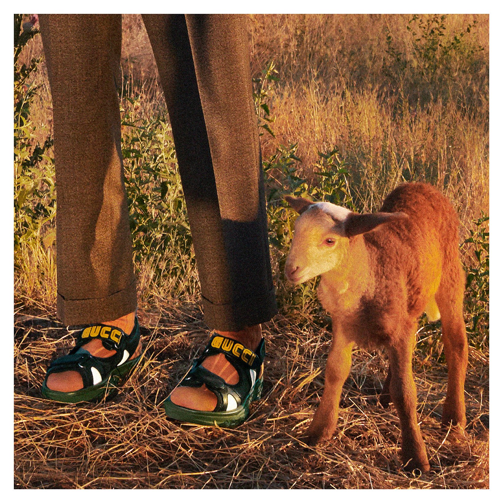 Gucci chunky sandals hot sale