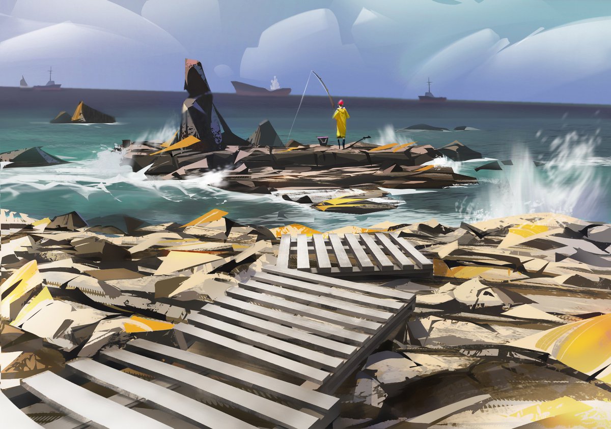 RobinLhebrard's tweet photo. Day /10
Fisherman's tales
#digitalpainting #illustration #ArtStationHQ #deviantartArt #2d #conceptart #photoshop https://t.co/uxYwanWJzv
