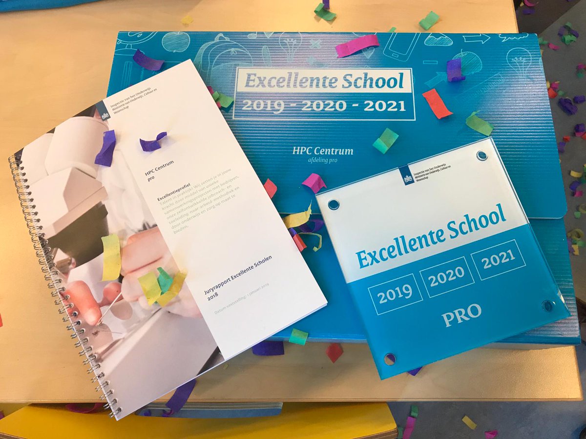 HPCCentrum's tweet photo. Yessss! We hebben het predicaat weer mogen ontvangen. #excellentescholen https://t.co/90ifcatsFX