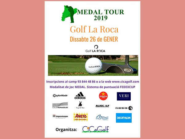 Torna el fantàstic circuit MedalTour al #GolfLaRoca de la mà de Cicagolf! ✅ Dissabte 26 de gener us esperem amb premis, sorteig i molt més! 👏
larocabarcelona.golf/calendaris/1a-… #golf #golfbarcelona #golftour #golfexperience #teamgolf