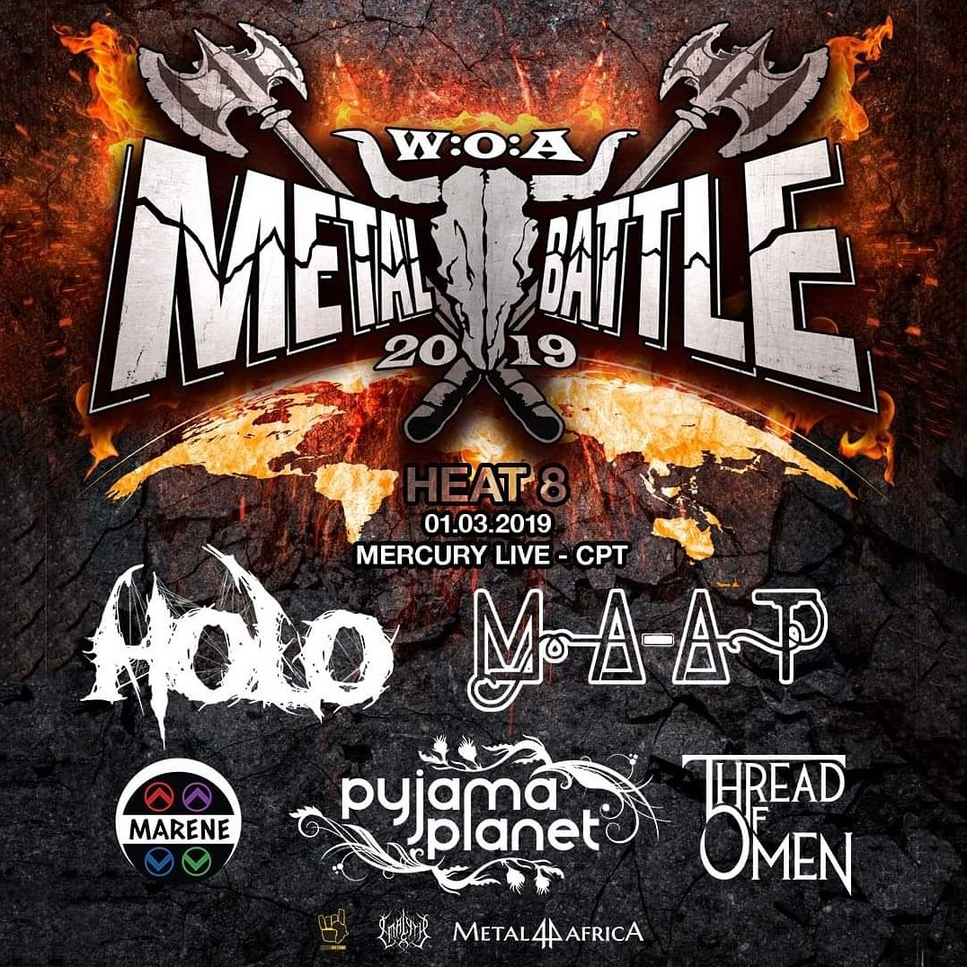 Come support Holo, March the 1st at @MercuryLiveCTN for the first Cape Town heat of Wacken Open Air Metal Battle. <a href="/Wacken/">Wacken Open Air</a>
We prepared you an amazing show that you don't want to miss.
All we can say for now, is that YOU'LL WANT MORE! We need you, #weareholo !