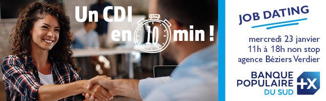 BPCErecrutement's tweet photo. La @BanquePopSud recherche ses futurs talents pour son prochain #jobdating :
đïž 23 janvier
đ Agence de BĂ©ziers Verdier
â° 11h - 18h
Venez avec votre #CV ! #Recrutement https://t.co/AQVWcoqS6w