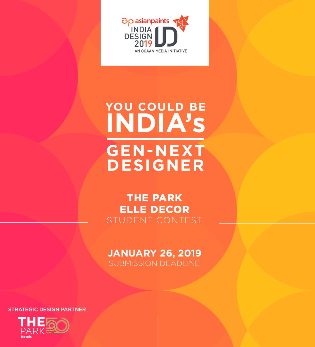 The Park Hotels On Twitter The Park Elle Decor Student Contest