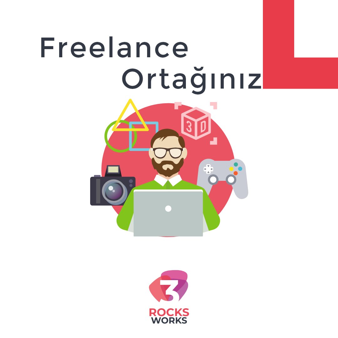 3rocksworks's tweet photo. Sizin gibi düşünen, sizin gibi isteyen ve sizinle aynı zevklere sahip #freelance çalışanlarla bir araya gelin.🤝 Markanızın enerjisine kapılın, 3rocksworks'ün size sunduğu hizmetler ile tanışın! 🚀 https://t.co/VF7bGwgKIl
