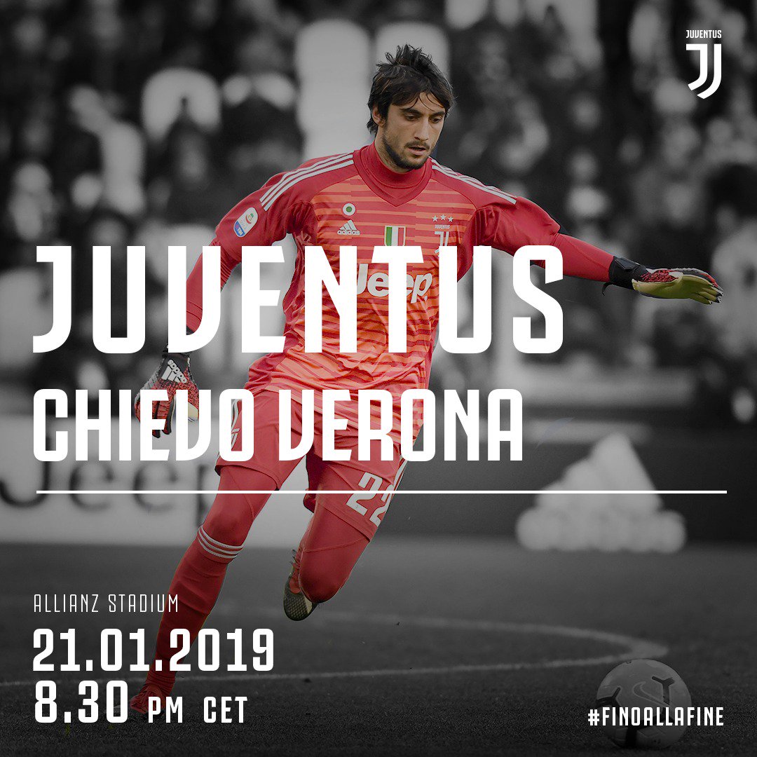 ⚽️📅 MONDAY NIGHT CALCIO! ⚽️📅
🇮🇹 @SerieA
🆚 @ACChievoVerona
🏟 Allianz Stadium
⏰ 20:30 CET
📲 #JuveChievo
⚪️⚫️ #ForzaJuve ⚪️⚫️