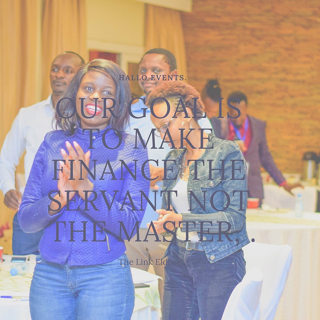 hallo_events's tweet photo. Our Goal is to make Finance the servant not the https://t.co/QEgeMwxMe5 0702938260 and book your slot at Sirikwa Hotel Eldoret for 1st of February the Link Financial forum.  @thelinkke #financialfreedom #finance #halloevents #thelinkke8 #eldoret #eldoretfinest #eldoretedition254 https://t.co/H2PuJ4JmX9