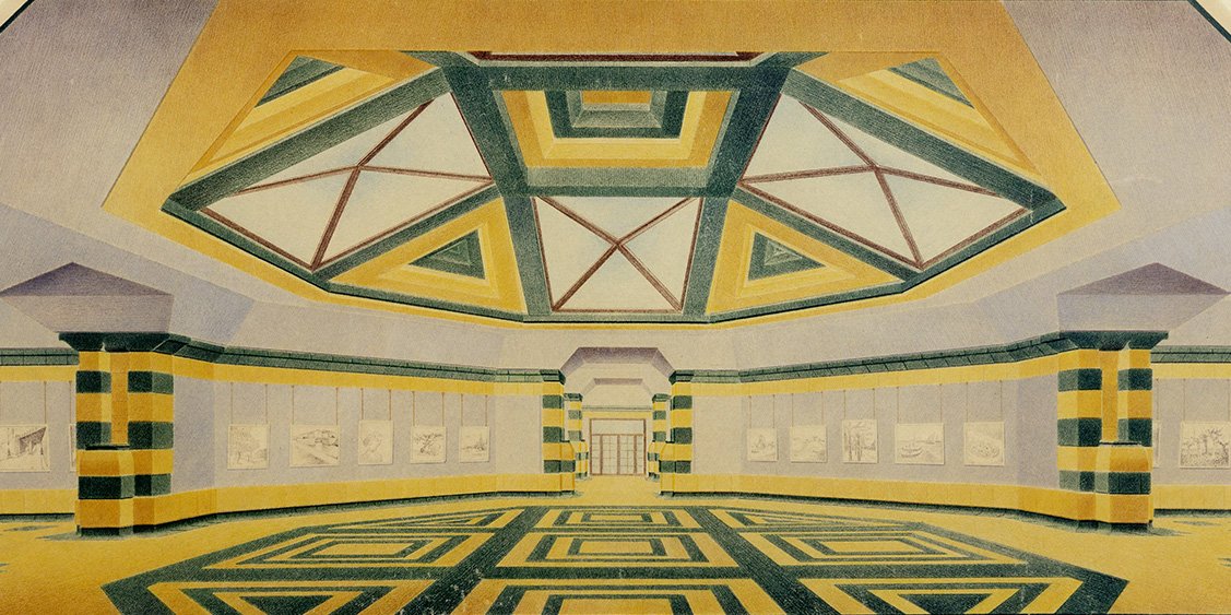 bijzonder verhaal: Vlakbij museum <a href="/krollermuller/">Kröller-Müller Museum</a> zijn de gewapend betonnen fundamenten te zien van het nooit gerealiseerde 'Groote Museum', ontworpen door architect Henry van de Velde krollermuller.nl/tijdlijn/het-g…