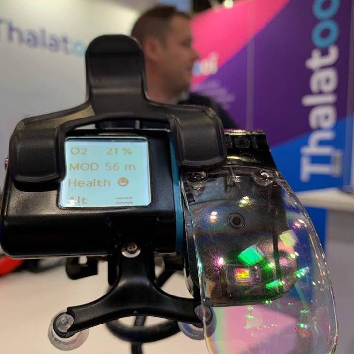 Thalatoo's tweet photo. Here we go! The @boot 2019 has started and māoï, the first recreational head-up display dive computer is here! 🤩

▸ We are waiting for you in hall 3 on booth H28! māoï, now experience! https://t.co/avOJlEysNY