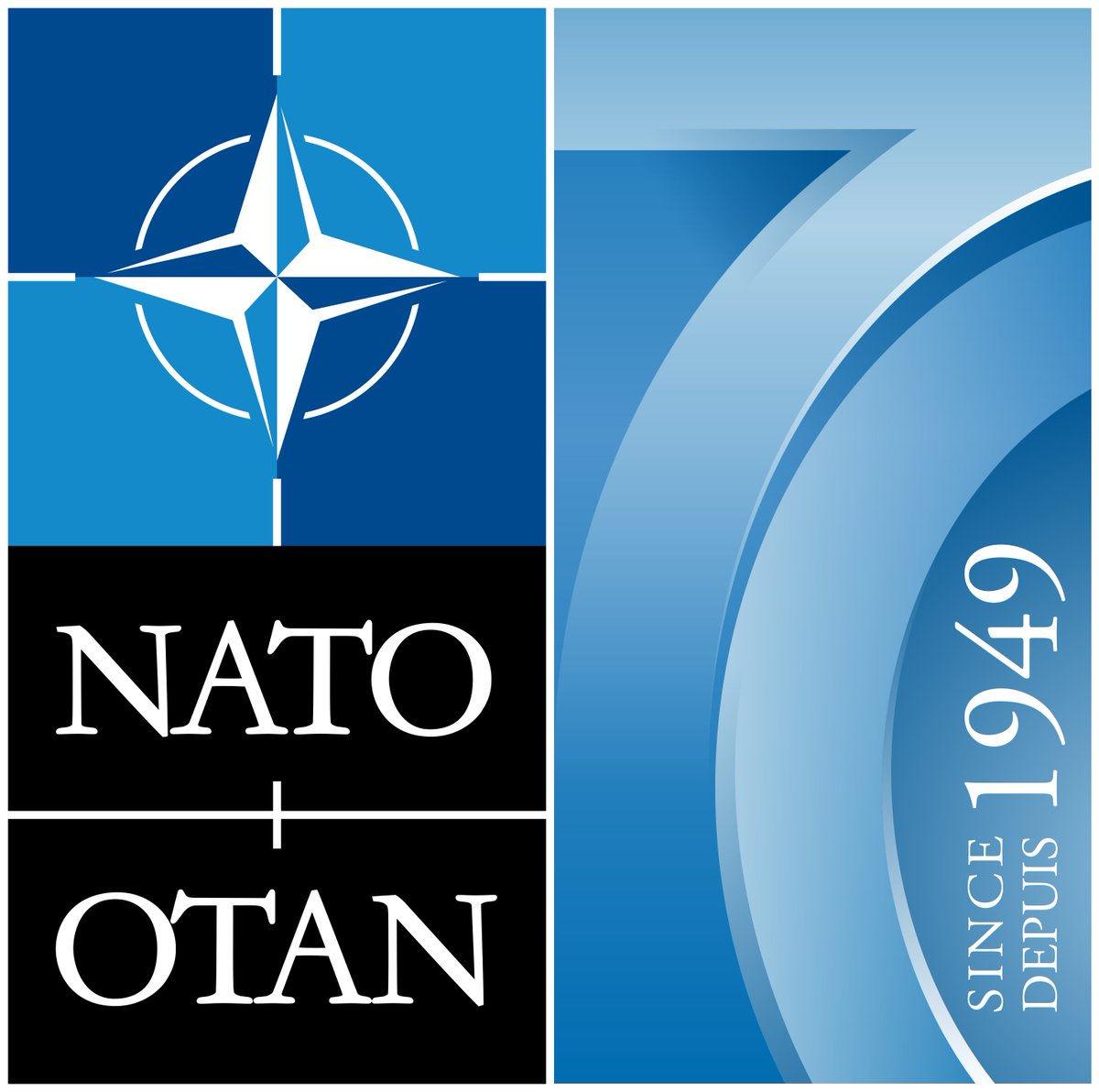 A different kind of #BlueMonday...

#NATO releases its logo marking the 70th anniversary of the founding of the Alliance. Stay tuned for more celebratory events leading up to 4 April 2019 🥳 #NATOat70  #WeAreNATO #WashingtonTreaty