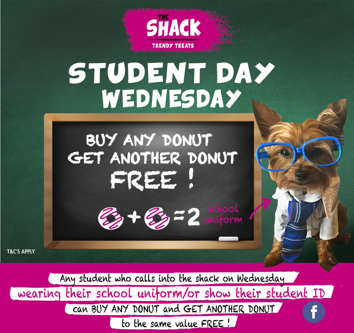 ATTENTION ALL STUDENTS 😎😎
We have a very exciting promotion ON WEDNESDAY. 🍩🍩 Your school uniform / or ID card just got a whole lot cooler!! 😂 Don't forget to Share • Tag with your friends #theshackstorecork
#theshackstorelimerick
