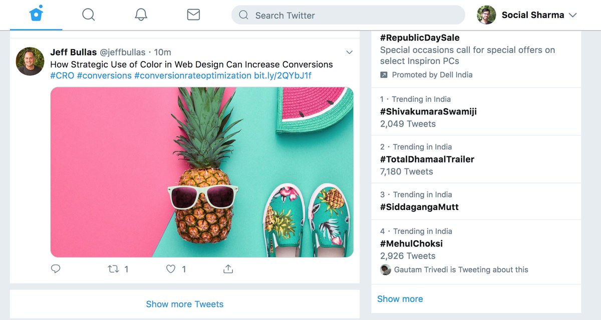 AnadiSharmaInd's tweet image. Twitter is going the mobile way! The desktop site is becoming similar to the mobile #UI.  #TwitterChanges