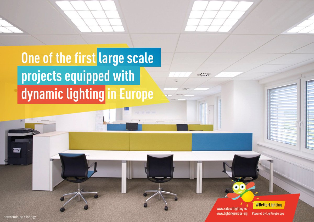 LightingEurope's tweet image. w/ 1000 LED luminaries and downlights that adjust to employee circadian cycles, @innogy_en is benefitting from #BetterLighting:
@Signifycompany @innogy_en
Discover more on #officeLighting at valueoflighting.eu/applications-o…