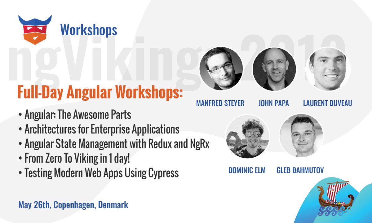🥁 We are super excited to announce our workshops on May 26th! 
🤩 Check out the list: ngvikings.org/workshops 
⚡️Be a Viking and get your ticket today!  ti.to/ngvikings/2019/