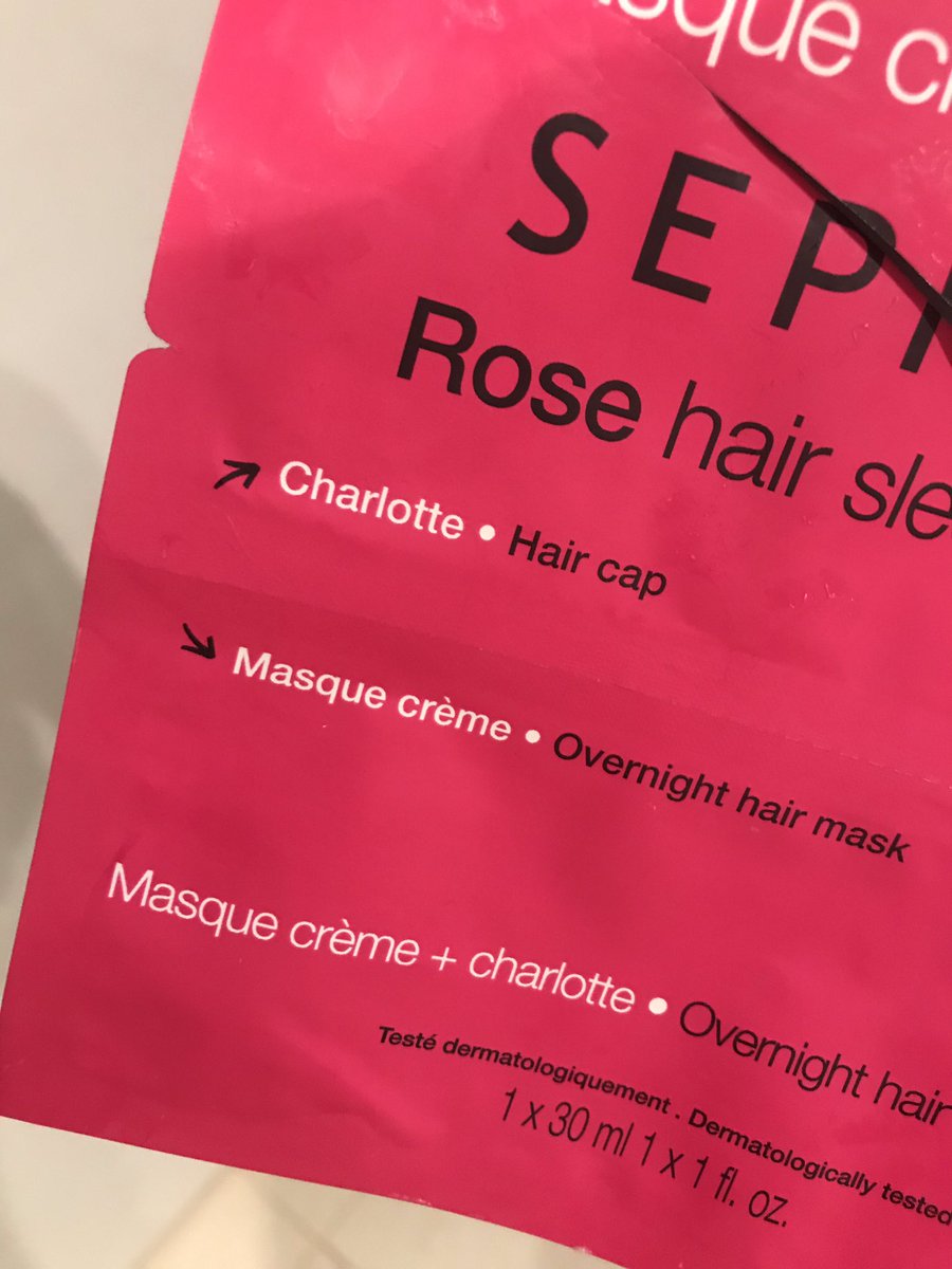 Sephora are you telling me that Charlotte is french for hair cap? Because this is important info for all the Charlottes out there especially Princess Hair Cap of Cambridge