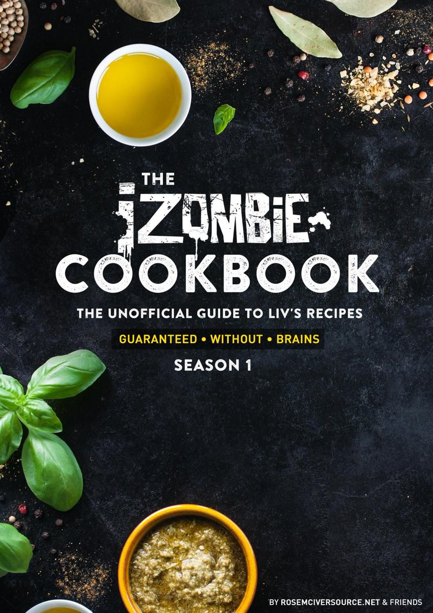 iZombieCB's tweet photo. Working on #iZombie Cookbook Season 3–4. Before it gets published, be sure to check out the first ones!

• Season 1: https://t.co/slh614RREk
• Season 2: https://t.co/GlDPuM5XYc https://t.co/LsFIcR4ux1