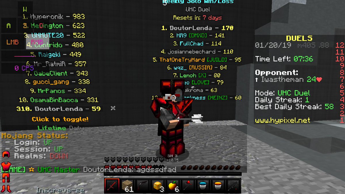 Olha quem ta no Top 1° 
#DoutorLenda
❤