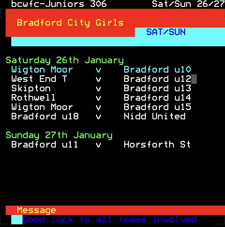 Bradford City Girls tweet media