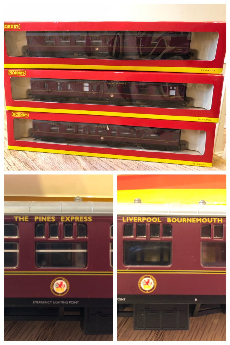 carlosradioguy's tweet image. Nice surprise for my little man. Daddy had to buy one rake of coaches for George! The most special named train ever. For decades it gave families the joy of a holiday in beautiful Dorset. There are so many tales of kids seeing the sea for the first time on the #pinesexpress
