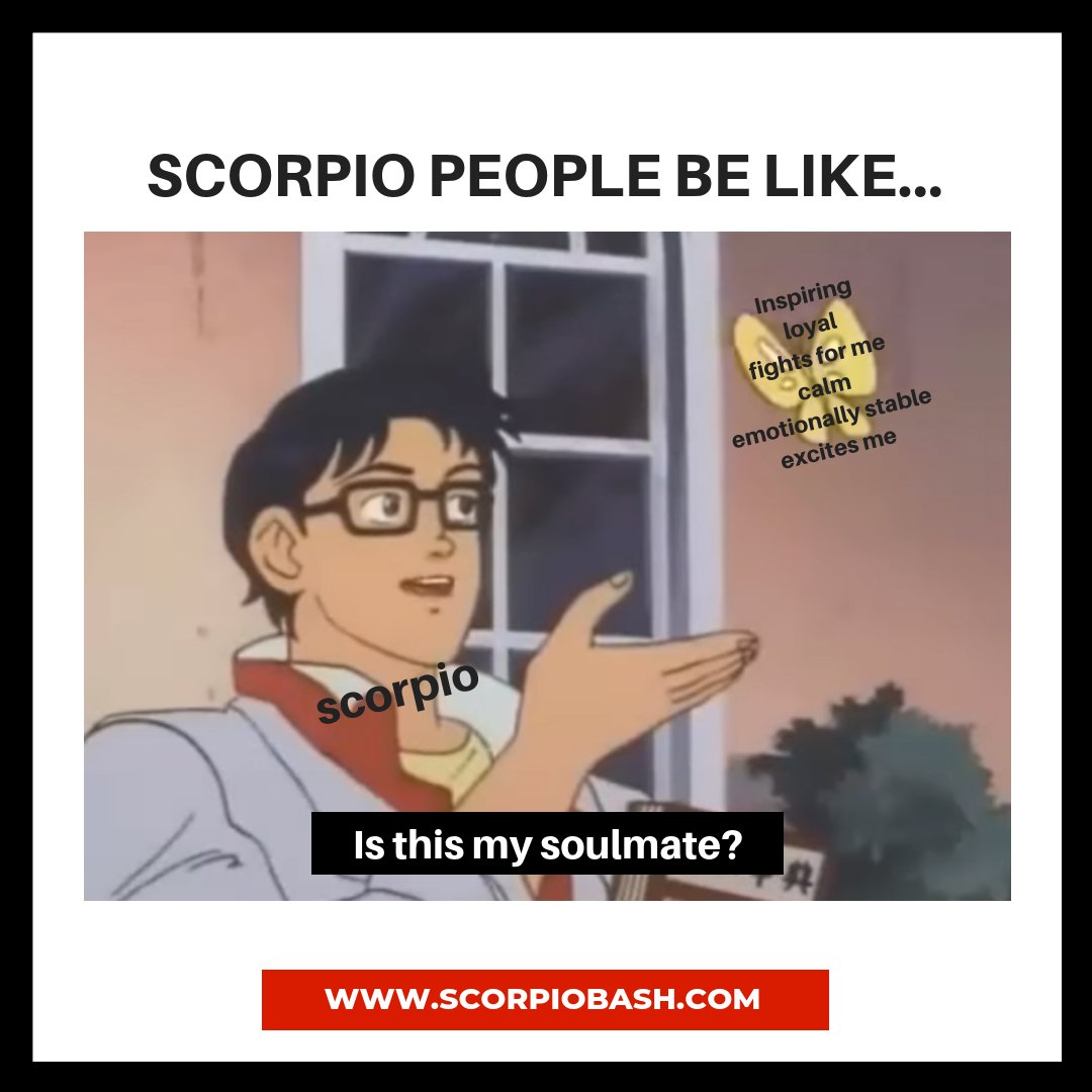 ScorpioBash's tweet photo. ♏ SCORPIO BASH ♏ FOLLOW @scorpiobash !! LIKE and COMMENT Below… Be Sure To Tag & Share With Your Scorpio Friends and use hashtag #scorpiobash⠀⠀⠀
⠀⠀⠀
#scorpio #facts #funnymemes #scorpiohumor https://t.co/hcrVabpw1O