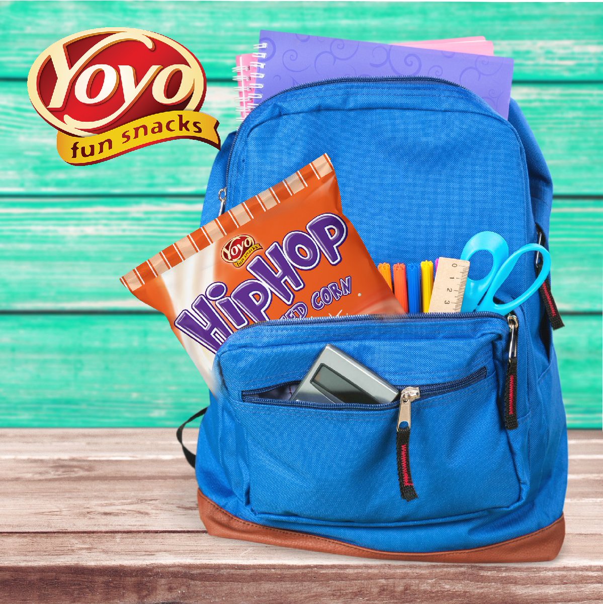 Treat your children by adding a packet of Caramel Hip Hops to their lunchboxes. #YoyoFunSnacks