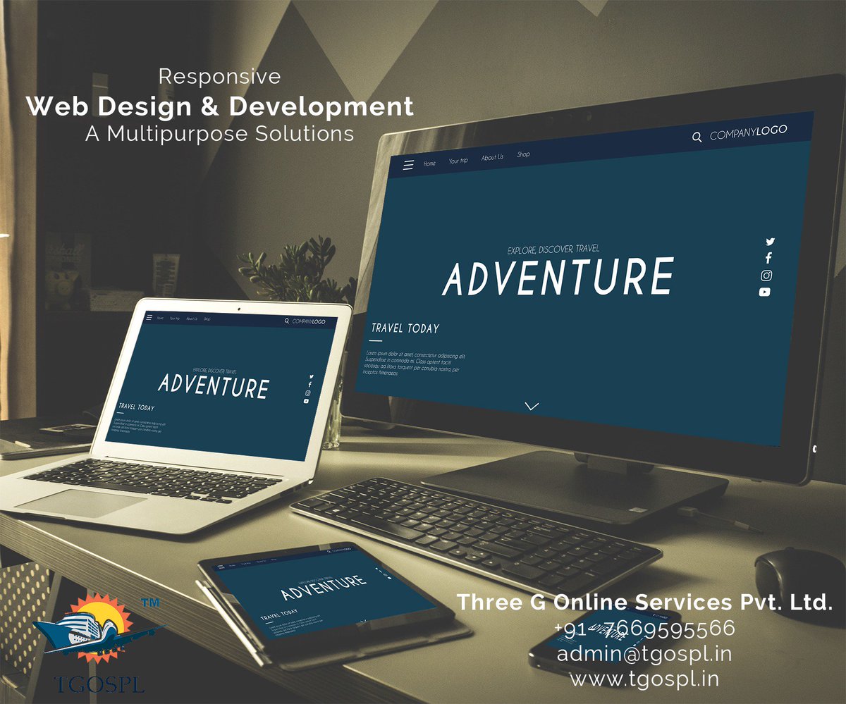 three_services's tweet image. Increase Your Online Presence With Our Web Services.
Contact us: (+91)-766-9595-566 
Visit us: tgospl.in
#webdesign
#webdevelopment
#appdevelopment
#digitalmarketing
#seo
#socialmediamarketing
#branding
#onlinereputationmanagement
#contentwriting