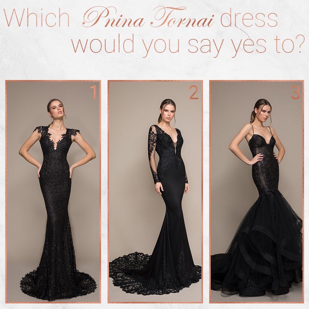 Which of these #blackeveningdress will you say YES? Let us know your thoughts