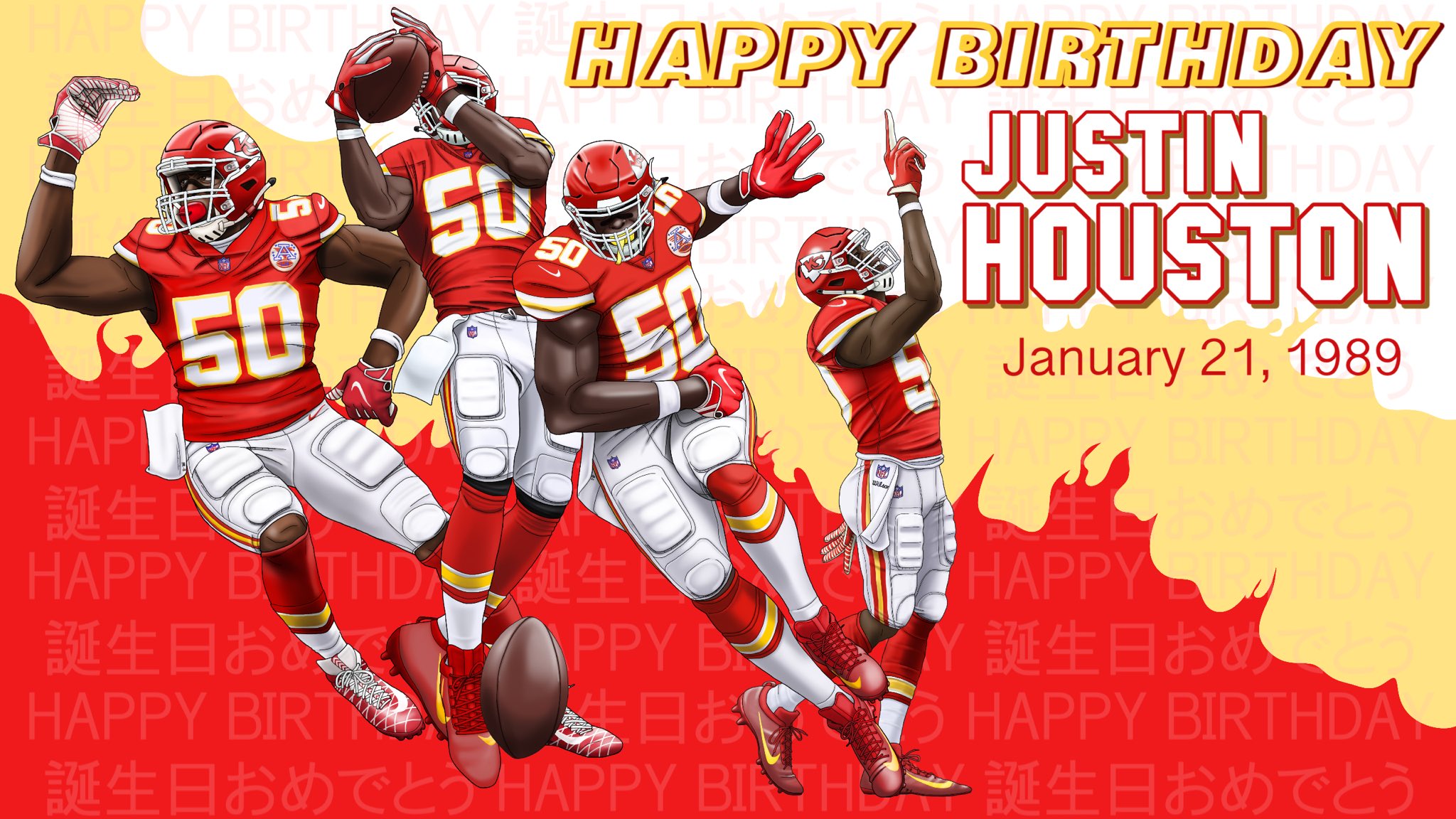 Happy Birthday JUSTIN HOUSTON   
