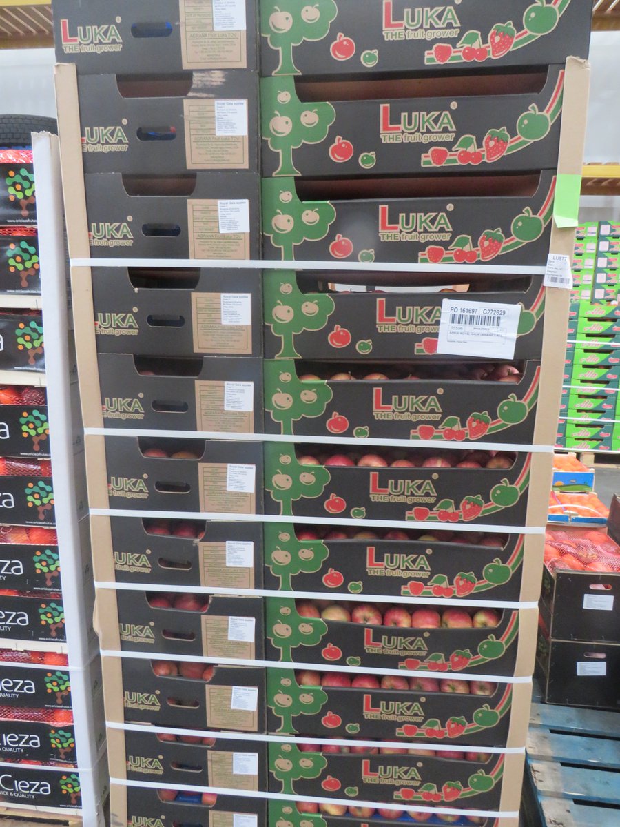 DennisButlerLtd's tweet photo. Lovely Luka apples, loads in stock at @DennisButlerLtd today. Call and ask for Kev C! https://t.co/JmuRFnOrdy