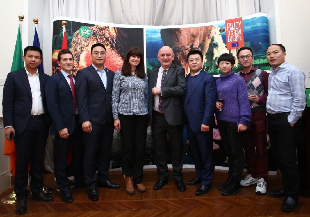 KJiuzhai's tweet photo. Continuously increasing interest in #Irishbeef in China demonstrated by a strong turn out at @Bordbia 's January beef seminar in Beijing @IrlEmbChina Presentations on food safety, grass fed, sustainability all well received by Chinese buyers, chefs&media #EUBeef&Lamb #Origingreen https://t.co/IJFOFwUlHy