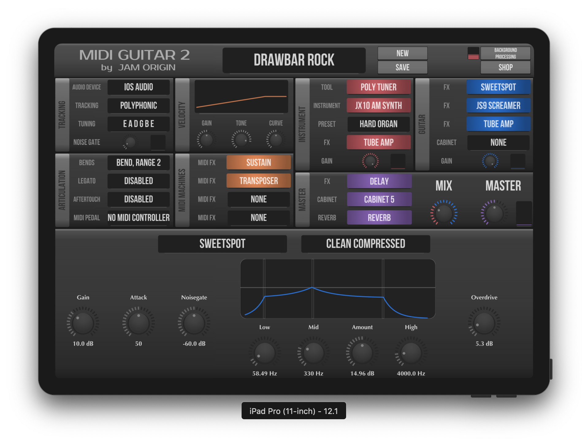 Jam origin midi deals
