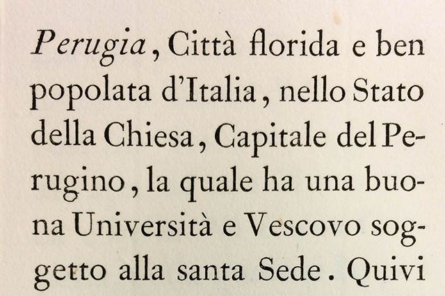 A part of Bodoni's Manuale Tipografico of 1788. You can feel how it was pressed into the paper and it comes across subtly in the photo #typography #rarebooks bit.ly/2U3UA7C