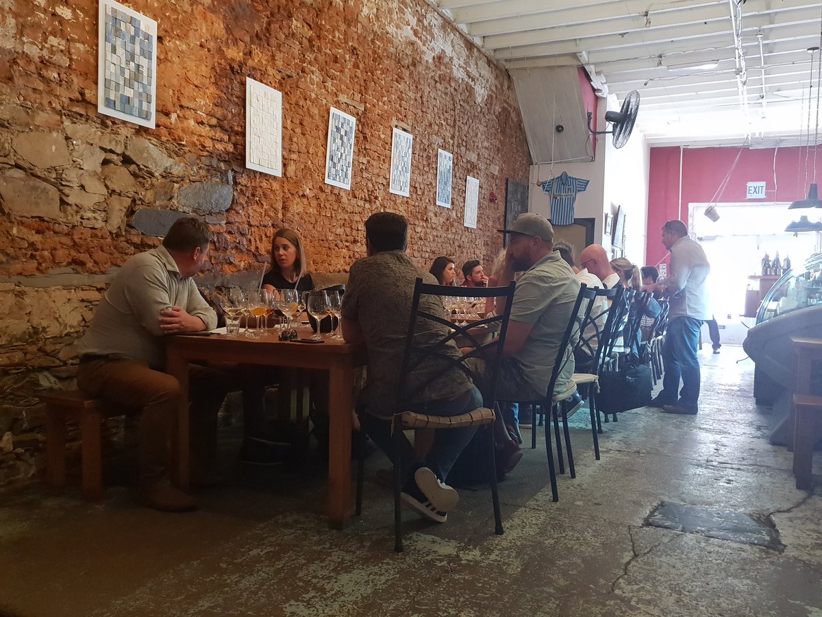 Lovely pre-lunch masterclass with WS Visagie our winemaker &amp; industry friends of <a href="/DaschboschWines/">Daschbosch Wines</a> at <a href="/TrueItalic1/">True Italic</a>! #DiscoverDaschbosch