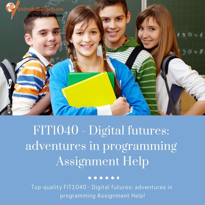 mywordsolution's tweet image. Top-quality FIT1040 - Digital futures: adventures in programming Assignment Help!
mywordsolutions.com/content/monash…
#Digitalfutures #adventuresinprogramming #programming #Assignmenthelp #FIT1040 #MonashUniversity #studnets #win #university #tutors
