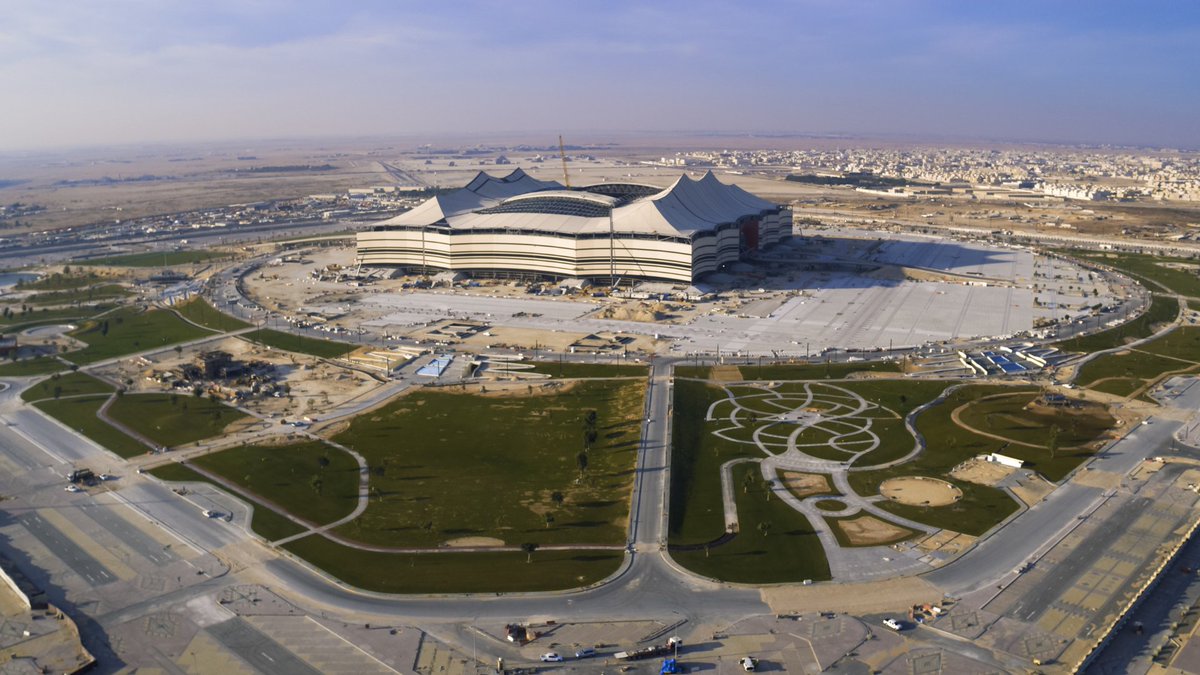 أكبر خيمة في العالم. 😍
#استاد_البيت

 The world's largest tent 
😍
#AlBaytStadium