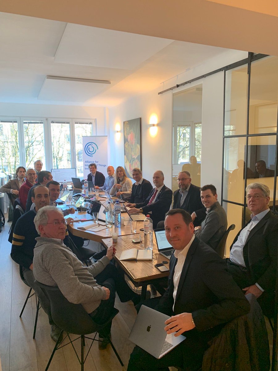 Today, the AIOTI joint management board and steering board meets in #Brussels, having a strategic discussion on future work and partnerships. 

#IoT #InternetOfThings #Tech