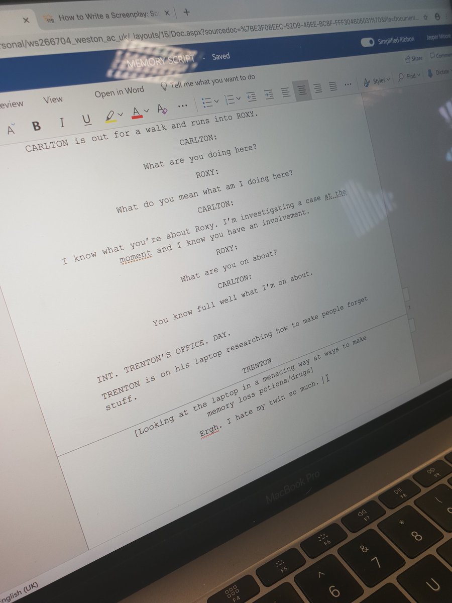 memorymovie2019's tweet photo. Sneak peak: Script writing! 🤔 https://t.co/RpX9I5VR7o