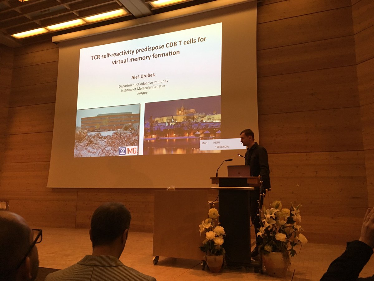 AdaptiveImmuni2's tweet photo. Ales Drobek presenting our virtual memory project at @midwinterconf. #virtualmemoryTcells #Tcells https://t.co/PIhKz1yCsH