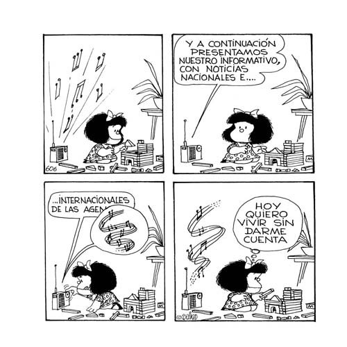 Noticias Mafalda by Quino #Mafalda #Quino
