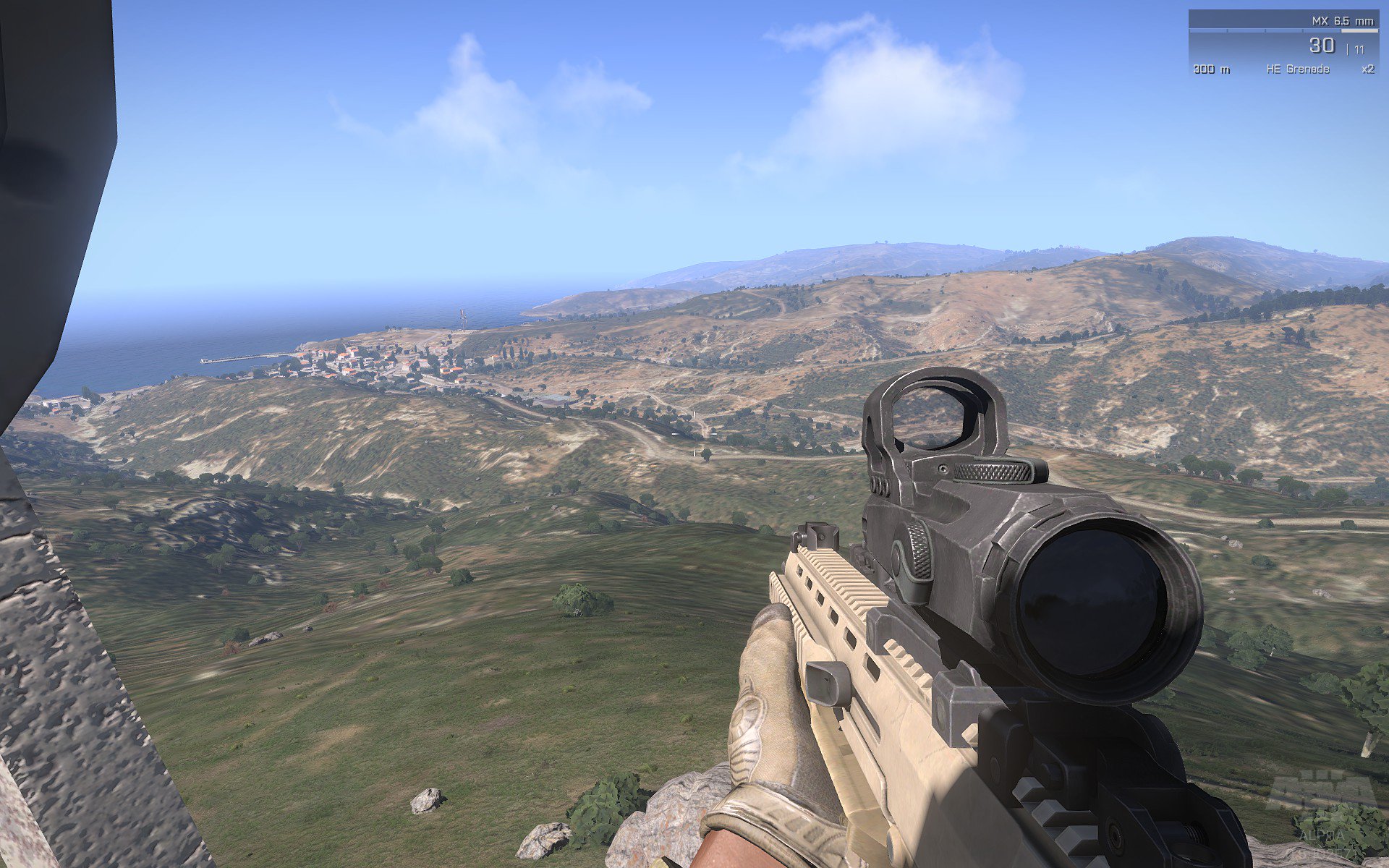 Arma 3 gameplay. Бинокль арма 3. Прицел rco arma 3. Рпг 18 арма 3 прицел. Арма 3 pip прицел.