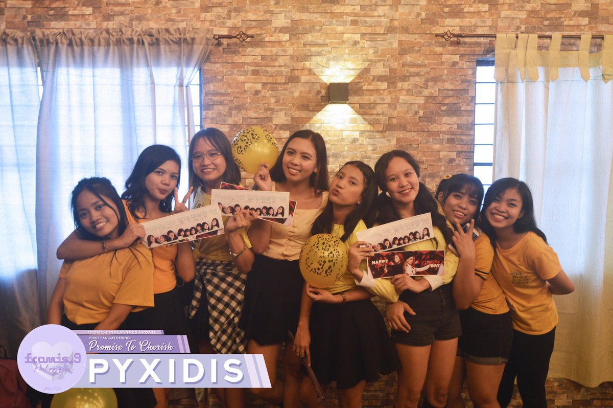 fromisdailyph's tweet photo. [PHOTO] 190120 fromis_9 PHU first fan gathering : Promise To Cherish 

Promoting #PYXIDIS a fromis_9 Cover Group in Philippines Lets continue to support them in their future plans for events and wish them a goodluck https://t.co/Wc7vWkRk8C