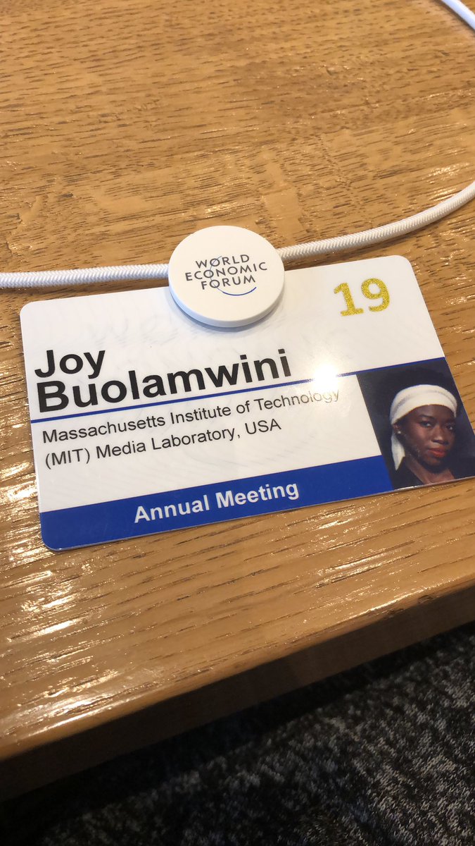 #WEF19 the fight for Algorithmic Justice continues <a href="/AJLUnited/">Algorithmic Justice League</a> <a href="/black_in_ai/">Black in AI</a> @Data4BlackLives <a href="/civicMIT/">Ctr for Civic Media</a> <a href="/medialab/">MIT Media Lab</a> <a href="/mit_cmsw/">MIT Comparative Media Studies/Writing</a> <a href="/mitsap/">MIT SA+P</a>