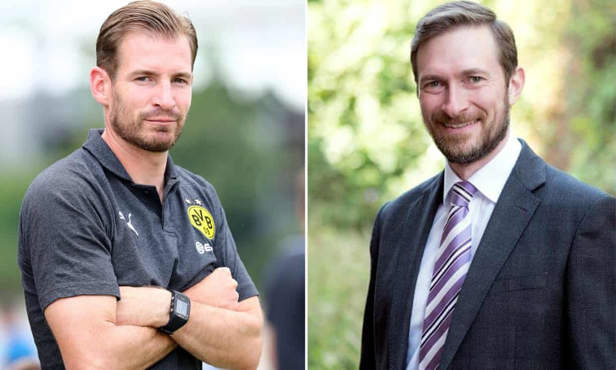 SoccerAM's tweet photo. To be fair, Mark from Wakefield is an uncanny Jan Siewert lookalike 🤯 https://t.co/xO8Ljz7hPa