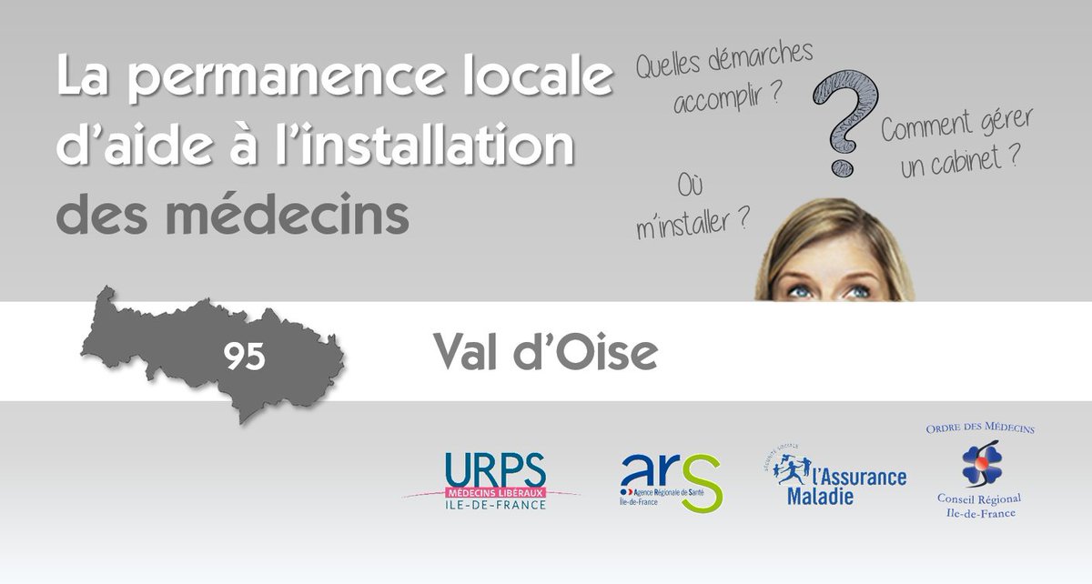 soigner_en_idf's tweet photo. #ValdOise 95 : Participez à la prochaine Permanence locale d'aide à l'#installation le mercredi 20 février 2019 avec @urps_med_idf @ARS_IDF, #CPAM95, #CDOM95 #PermanenceInstallationIDF
Info & Inscription: https://t.co/7UGtkfCJTm https://t.co/CPvuURVaP8