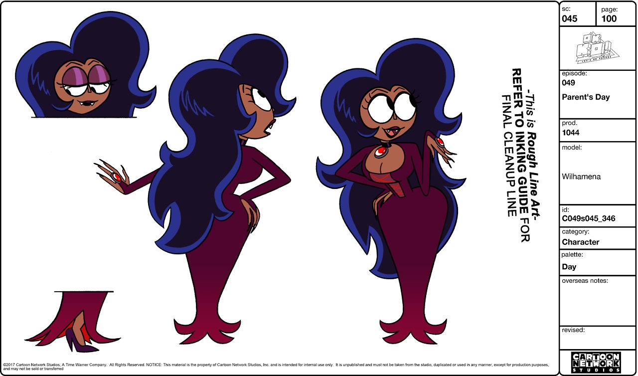 Reference Emporium on X: Model sheet and screenshots of Wilhamena from OK  K.O.! Let's Be Heroes. Album t.coaxe93IllHF  t.coZJThTu2Ijn  X