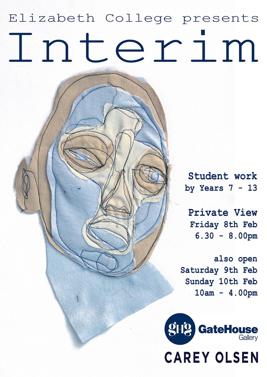 The next exhibition at <a href="/GHGalleryGSY/">Gate House Gallery</a> features work by <a href="/Eliz_Coll/">Elizabeth College</a> students from Yrs 7 to 13. Expect a wide range of processes and media! <a href="/GuernseyArts/">Guernsey Arts Commission</a>