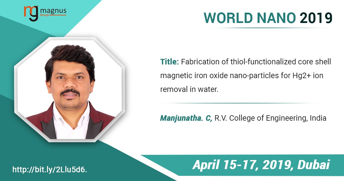 WorldNanoConf's tweet photo. Be a part of @WorldNanoConf and meet our dynamic speaker @MANJUNA88626849 from #RVCollegeofEngineering, #India and learn new innovations in the field of #nanotechnology.
#nano #wetnanotechnology #carbon #graphene #Fullerene https://t.co/BrzV14CV0r