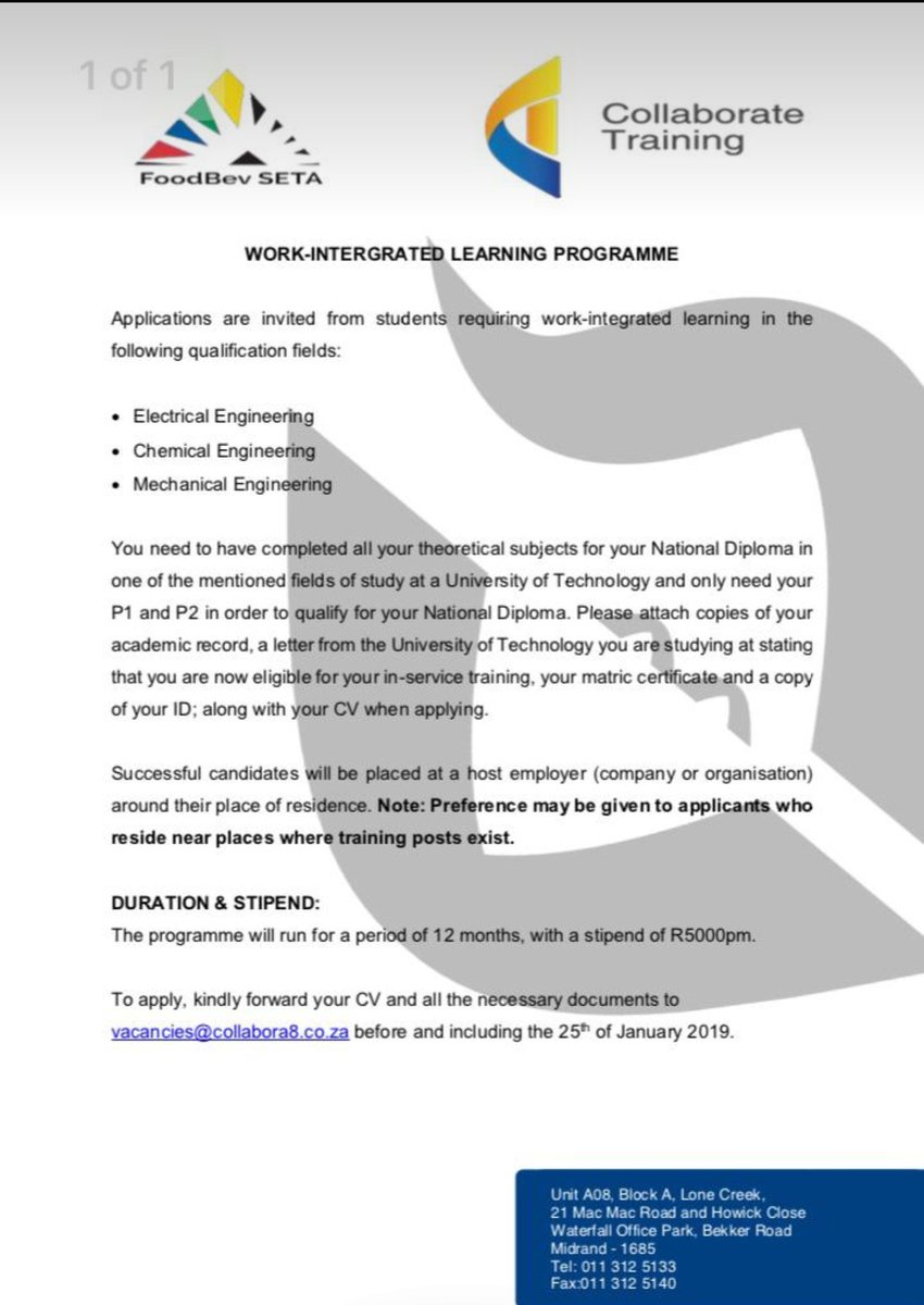 ThozIrrevocably's tweet image. Please RT for awareness. #learningprogramme #jobseekerssa #GirlTalkZA