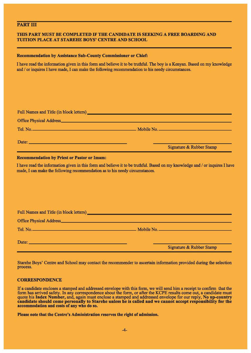 Starehe_Boys's tweet photo. Admission to Starehe Boys' Centre:

1. Select Starehe as first choice National Secondary School.

2. Complete 'Yellow Form' and return to Starehe by 31 July - https://t.co/A8jLwdRUEK.

3. Get good grades in KCPE.

70% of Form I places are reserved for needy boys. #StareheAt60 https://t.co/WAyiCxtEna