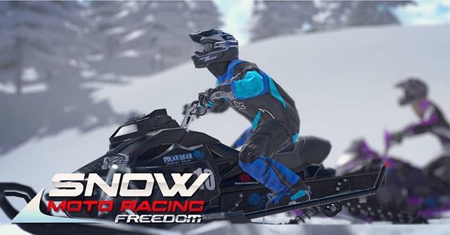 racing on snowmobile games